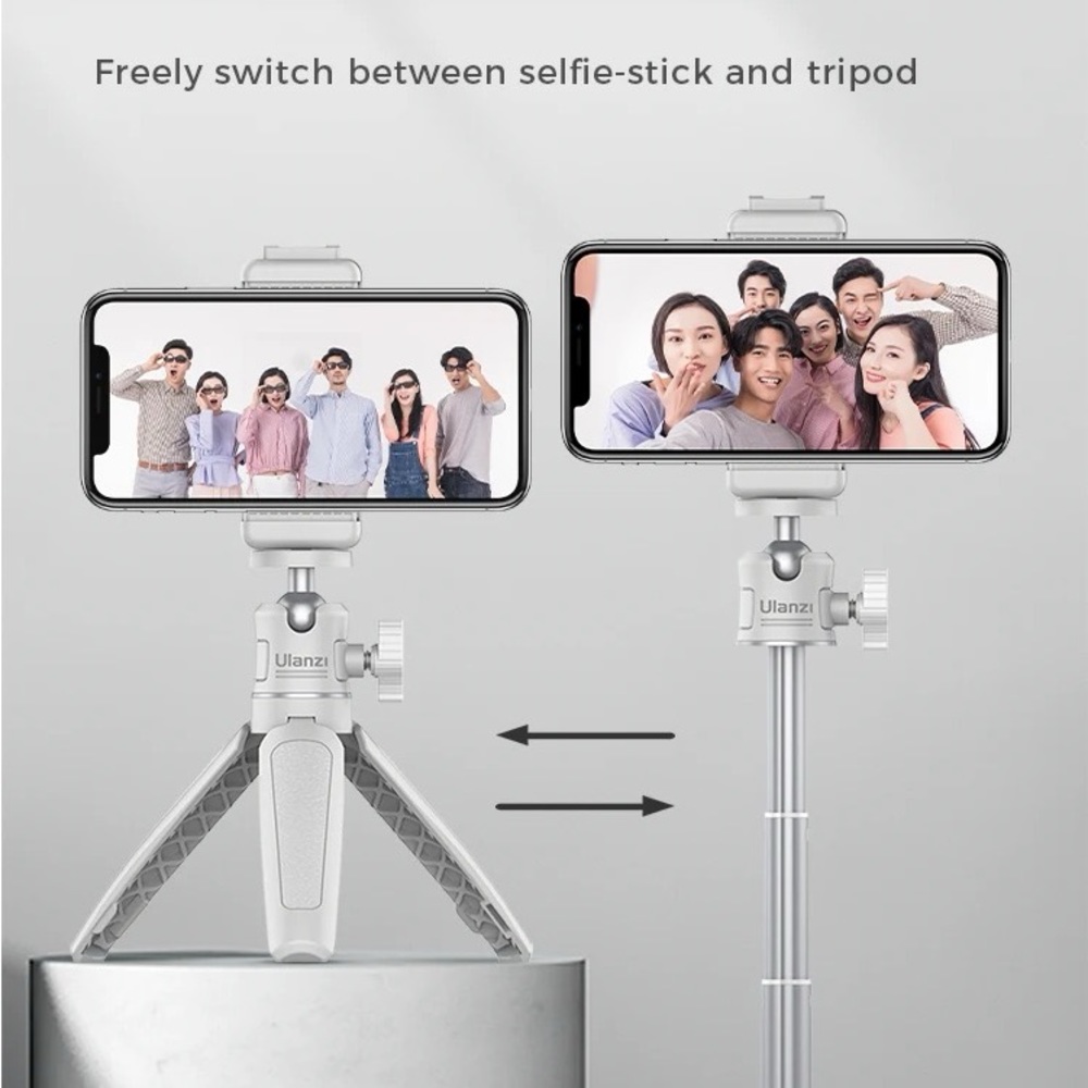 NWT Ulanzi mini tripod and phone adapter set
